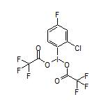 1-[Bis(trifluoroacetoxy)iodo]-2-chloro-4-fluorobenzene