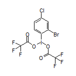 1-[Bis(trifluoroacetoxy)iodo]-2-bromo-4-chlorobenzene