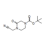 2-(4-Boc-2-oxo-1-piperazinyl)acetonitrile