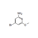 2-Amino-4-bromo-6-methoxypyridine