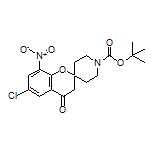 1’-Boc-6-chloro-8-nitro-4-oxospiro[chroman-2,4’-piperidine]