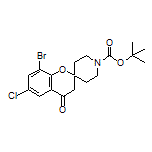 1’-Boc-8-bromo-6-chloro-4-oxospiro[chroman-2,4’-piperidine]