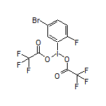 1-[Bis(trifluoroacetoxy)iodo]-5-bromo-2-fluorobenzene