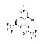 1-[Bis(trifluoroacetoxy)iodo]-2-bromo-4-fluorobenzene