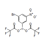 1-[Bis(trifluoroacetoxy)iodo]-3-bromo-5-nitrobenzene