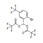 1-[Bis(trifluoroacetoxy)iodo]-2-bromo-5-(trifluoromethyl)benzene