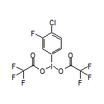 1-[Bis(trifluoroacetoxy)iodo]-4-chloro-3-fluorobenzene
