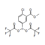 Methyl 5-[Bis(trifluoroacetoxy)iodo]-2-chlorobenzoate