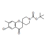 1’-Boc-6-chloro-7-methyl-4-oxospiro[chroman-2,4’-piperidine]