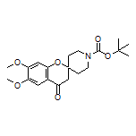 1’-Boc-6,7-dimethoxy-4-oxospiro[chroman-2,4’-piperidine]