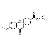 1’-Boc-6-ethyl-4-oxospiro[chroman-2,4’-piperidine]