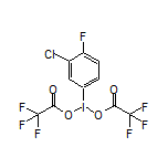 1-[Bis(trifluoroacetoxy)iodo]-3-chloro-4-fluorobenzene