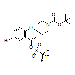 1’-Boc-6-bromo-4-[[(trifluoromethyl)sulfonyl]oxy]spiro[chromene-2,4’-piperidine]