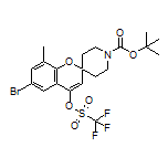 1’-Boc-6-bromo-8-methyl-4-[[(trifluoromethyl)sulfonyl]oxy]spiro[chromene-2,4’-piperidine]