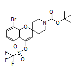 1’-Boc-8-bromo-4-[[(trifluoromethyl)sulfonyl]oxy]spiro[chromene-2,4’-piperidine]