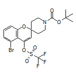 1’-Boc-5-bromo-4-[[(trifluoromethyl)sulfonyl]oxy]spiro[chromene-2,4’-piperidine]