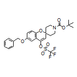 1’-Boc-6-(benzyloxy)-4-[[(trifluoromethyl)sulfonyl]oxy]spiro[chromene-2,4’-piperidine]