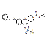 1’-Boc-7-(benzyloxy)-4-[[(trifluoromethyl)sulfonyl]oxy]spiro[chromene-2,4’-piperidine]