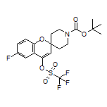 1’-Boc-6-fluoro-4-[[(trifluoromethyl)sulfonyl]oxy]spiro[chromene-2,4’-piperidine]