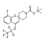 1’-Boc-8-fluoro-4-[[(trifluoromethyl)sulfonyl]oxy]spiro[chromene-2,4’-piperidine]