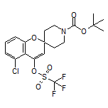 1’-Boc-5-chloro-4-[[(trifluoromethyl)sulfonyl]oxy]spiro[chromene-2,4’-piperidine]