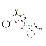 (1R,2S)-2-(7-Hydroxy-5-phenylpyrazolo[1,5-a]pyrimidine-3-carboxamido)cyclohexanecarboxylic Acid