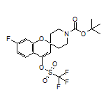 1’-Boc-7-fluoro-4-[[(trifluoromethyl)sulfonyl]oxy]spiro[chromene-2,4’-piperidine]