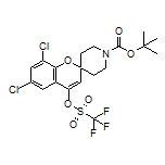 1’-Boc-6,8-dichloro-4-[[(trifluoromethyl)sulfonyl]oxy]spiro[chromene-2,4’-piperidine]