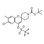 1’-Boc-6-chloro-7-methyl-4-[[(trifluoromethyl)sulfonyl]oxy]spiro[chromene-2,4’-piperidine]