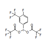 1-[Bis(trifluoroacetoxy)iodo]-4-fluoro-3-(trifluoromethyl)benzene