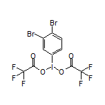 1-[Bis(trifluoroacetoxy)iodo]-3,4-dibromobenzene