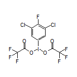 1-[Bis(trifluoroacetoxy)iodo]-3,5-dichloro-4-fluorobenzene