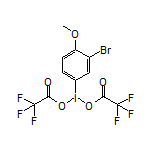 4-[Bis(trifluoroacetoxy)iodo]-2-bromoanisole