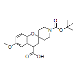 1’-Boc-6-methoxyspiro[chroman-2,4’-piperidine]-4-carboxylic Acid