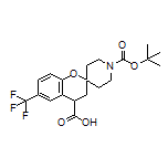 1’-Boc-6-(trifluoromethyl)spiro[chroman-2,4’-piperidine]-4-carboxylic Acid