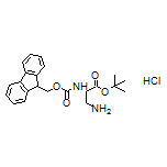 tert-Butyl (S)-3-Amino-2-(Fmoc-amino)propanoate Hydrochloride