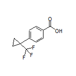 4-[1-(Trifluoromethyl)cyclopropyl]benzoic Acid