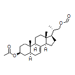 17-[(S)-1-(Formyloxy)-2-propyl]-10,13-dimethyl-2,3,4,5,6,9,10,11,12,13,14,15,16,17-tetradecahydro-1H-cyclopenta[a]phenanthren-3-yl (3S,5S,9R,10S,13R,14R,17R)-Acetate