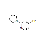 4-Bromo-2-(pyrrolidin-1-yl)pyridine