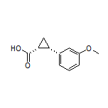 (1R,2S)-2-(3-Methoxyphenyl)cyclopropanecarboxylic Acid