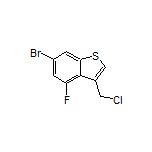 6-Bromo-3-(chloromethyl)-4-fluorobenzo[b]thiophene