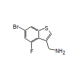 (6-Bromo-4-fluorobenzo[b]thiophen-3-yl)methanamine