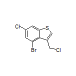 4-Bromo-6-chloro-3-(chloromethyl)benzo[b]thiophene