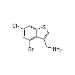 (4-Bromo-6-chlorobenzo[b]thiophen-3-yl)methanamine