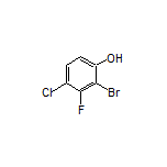 2-Bromo-4-chloro-3-fluorophenol