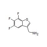 (5,6,7-Trifluorobenzo[b]thiophen-3-yl)methanamine