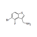 (5-Bromo-4-fluorobenzo[b]thiophen-3-yl)methanamine