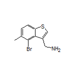(4-Bromo-5-methylbenzo[b]thiophen-3-yl)methanamine