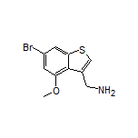 (6-Bromo-4-methoxybenzo[b]thiophen-3-yl)methanamine