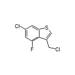 6-Chloro-3-(chloromethyl)-4-fluorobenzo[b]thiophene